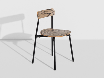 FROMME - Stackable Alpi wooden chair by Petite Friture - view 2